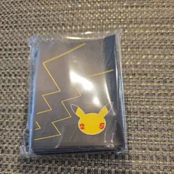 New Sealed Pokemon 65 Count Celebrations 25th Anniversary ETB Card Sleeves - Image 1