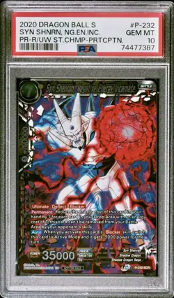 PSA Mint 10 Shenron P-232 Negative Energy Incarnate Dragon Ball Super Cards - Image 1