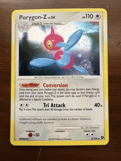 Pokemon Porygon-Z 6/106 Great Encounters Holo Rare Stage 2 110HP Tri Attack Card - Image 1