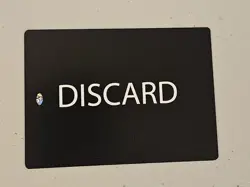 MTG - Discard Card - NON Foil - Near Mint - Error Card - Image 1