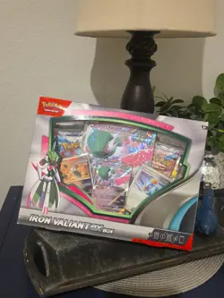 POKEMON IRON VALIANT EX BOX TCG BOOSTER PACKS PROMO CARDS PARODOX RIFT OBSIDIAN - Image 1