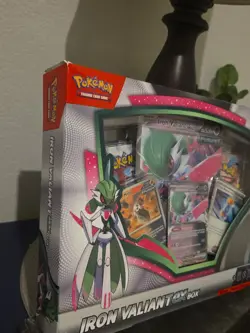 POKEMON IRON VALIANT EX BOX TCG BOOSTER PACKS PROMO CARDS PARODOX RIFT OBSIDIAN - Image 3