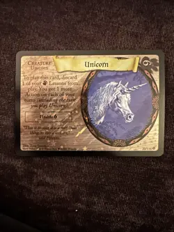 Unicorn Foil 20/116 Holo Harry Potter TCG Card Rare Base Set - Image 1