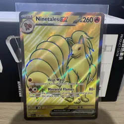 Pokemon Cards Ninetales ex 186/165 151 Ultra Rare NM - Image 1