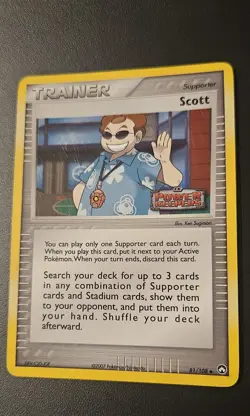 Scott 81/108 Reverse Holo EX Power Keepers Pokemon Card - Image 3