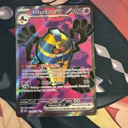 Pokemon TCG Cofagrigus EX Paradox Rift Holo Ultra Rare Card 224/182 - Image 1