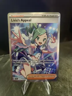 Pokemon TCG Lisia's Appeal Full Art Holo Ultra Rare Card 234/191 Surging Sparks - Image 2