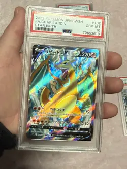 PSA 10 Pokemon Card Charizard V 102/100 SR Star Birth 2022 Full Art Japan💎 - Image 1