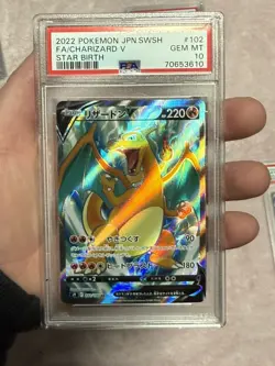 PSA 10 Pokemon Card Charizard V 102/100 SR Star Birth 2022 Full Art Japan💎 - Image 2