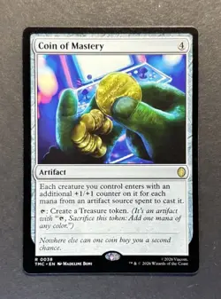 COIN OF MASTERY#38 | Magic the Gathering TMC card MTG rare artifact M:TG 0038 - Image 1