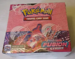 Pokemon TCG Sword & Shield Fusion Strike SEALED BOOSTER BOX 36 Packs Cards 2021 - Image 1