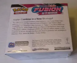 Pokemon TCG Sword & Shield Fusion Strike SEALED BOOSTER BOX 36 Packs Cards 2021 - Image 2