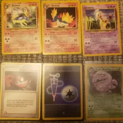 pokemon cards lot neo genesis team rocket 1st edition fossil discovery - Image 3
