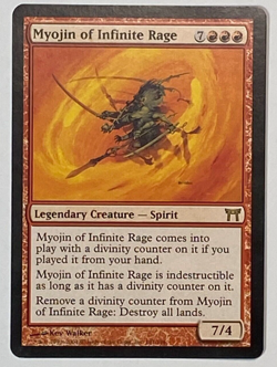 MTG Card - 1x Myojin of Infinite Rage - Champions of Kamigawa - NM/LP - Magic - Image 1