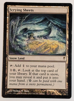 MTG Card - Scrying Sheets - Coldsnap - Light Play LP - Magic The Gathering #149 - Image 1