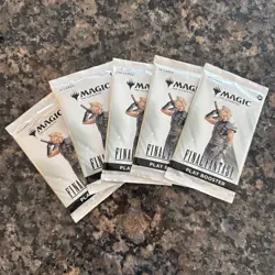 Lot Of 5 Magic the Gathering Final Fantasy Play Booster Packs MTG FF New Sealed - Image 1