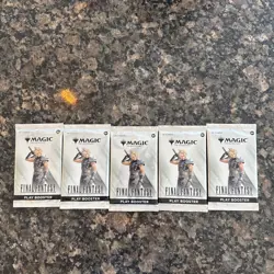 Lot Of 5 Magic the Gathering Final Fantasy Play Booster Packs MTG FF New Sealed - Image 2