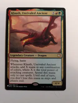 Klauth, Unrivaled Ancient MTG The List Reprints Regular NM Mint Magic 050/062 - Image 1