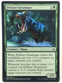 Defiant Greatmaw LP* Amonkhet ENGLISH 163/269 mtg -UnltdCards - Image 1
