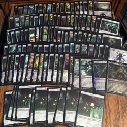 MTG Warhammer 40k Commander Decks Set of 4 Bundle With Sleeves + Deck Boxes - Image 4