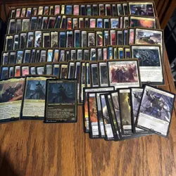 MTG Warhammer 40k Commander Decks Set of 4 Bundle With Sleeves + Deck Boxes - Image 5