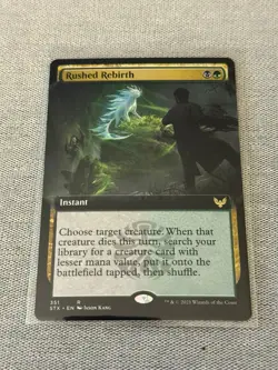 Rushed Rebirth (Extended Art) - Strixhaven: School of Mages (STX) - Image 1