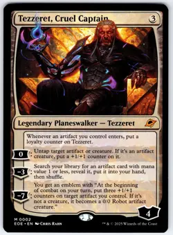 Tezzeret, Cruel Captain FOIL - Edge of Eternities - MTG Magic the Gathering - Image 1