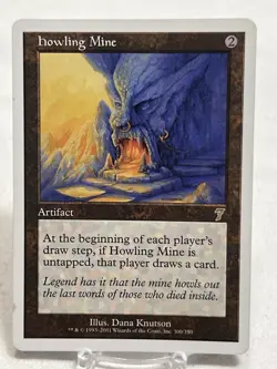 Howling Mine - 7th Edition Regular ~LP~ Magic The Gathering MTG - Image 1