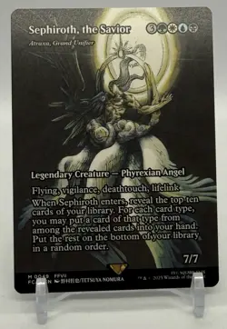 Sephiroth, the Savior M 0049 FCA Showcase Regular MTG: Final Fantasy NM - Image 1