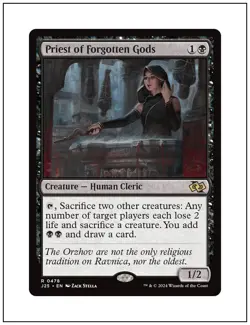 1x Priest of Forgotten Gods, Magic the Gathering MTG NM - Image 1