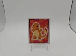 POKEMON SERIES 1, MERLIN TOPPS STICKER # 4, CHARMANDER, YEAR 1999 - Image 1