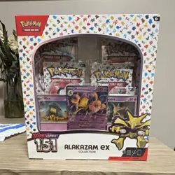 Pokemon Scarlet & Violet 151 Alakazam ex Collection Box Booster Promo English - Image 1