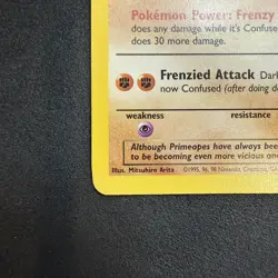 Dark Primeape 43/82 Team Rocket 1st Edition Uncommon Pokemon TCG English LP+ - Image 4