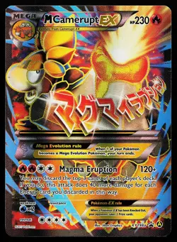 M Camerupt EX XY198a Holo Full Art Alternate Art Promo Pokemon Card - Image 1