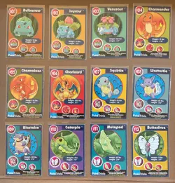 1999 Original 151 Complete Burger King PokeTrivia Pokemon Master Set - Image 1