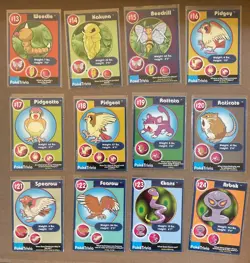 1999 Original 151 Complete Burger King PokeTrivia Pokemon Master Set - Image 2