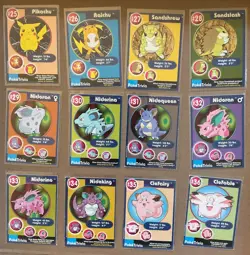 1999 Original 151 Complete Burger King PokeTrivia Pokemon Master Set - Image 3