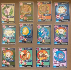 1999 Original 151 Complete Burger King PokeTrivia Pokemon Master Set - Image 5