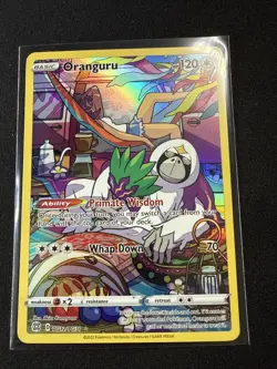 Oranguru TG12/TG30 Pokemon Brilliant Stars Trainer Gallery Full-Art Holo NM - Image 1