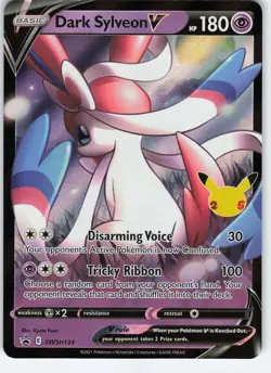 Dark Sylveon V - SWSH134 Promo Holo SWSH: Sword & Shield Promo Cards NM Pokemon - Image 1