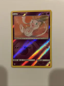 Mew 32/68 Hidden Fates Reverse Holo Pokemon Card - Image 1