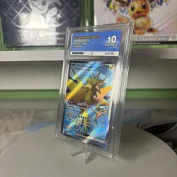 Pokemon TCG Ace 10 Gem Mint Zapdos EX 194/165 Japanese Sv2a 151 - Image 3