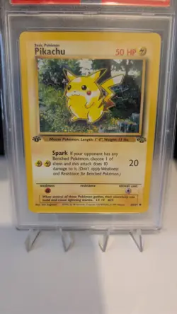 PSA 9 MINT Pokemon 1st Edition Jungle Pikachu 60/64 - Image 2