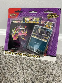 Pokemon Ascended Heroes Tech Sticker Collection Gengar Gastly 2025 English - Image 1