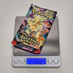 VERY HEAVY! 22.64g Pokemon TCG Ascended Heroes Booster Pack (SEALED) - Image 1