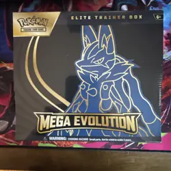 Pokemon TCG Mega Evolution Lucario Elite Trainer Box (ETB) | Factory Sealed New - Image 1
