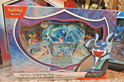 Pokemon TCG, Palafin EX Collection Box - New Sealed 4 Booster Packs + Promos - Image 1