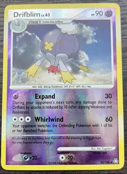 Drifblim 53/146 Pokemon TCG Diamond & Pearl Legends Awakened Reverse Holo MINT - Image 1