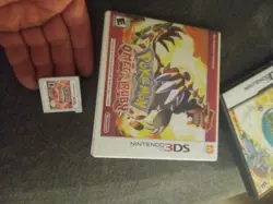 Pokemon OMEGA Ruby Nintendo 3DS Authentic Cartridge with Case and Manual Tested - Image 1