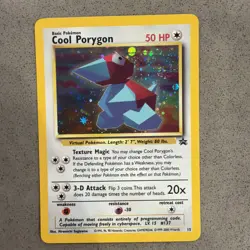 Pokemon TCG Cool Porygon 15 Holo Black Star Promo - Image 2